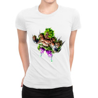 Dbl Broly Ladies Fitted T-shirt | Artistshot