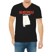 Aliceville Alabama Usa State America Travel T Shirt V-neck Tee | Artistshot