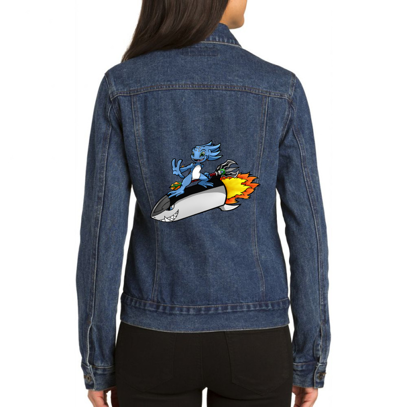 Art Character Travis Scott Call Me Ladies Denim Jacket by IsisArtists | Artistshot