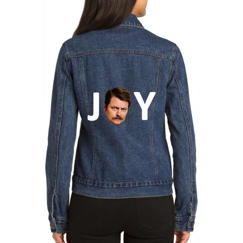 Retro Vintage Nick Offerman Mens My Favorite Ladies Denim Jacket by TrystanArtists | Artistshot