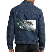 Retro  Laval Rocket Mens Funny Men Denim Jacket | Artistshot