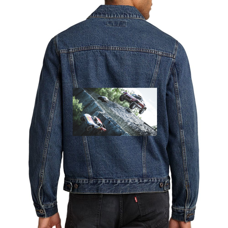 Retro  Laval Rocket Mens Funny Men Denim Jacket by Tabithas-Artists | Artistshot