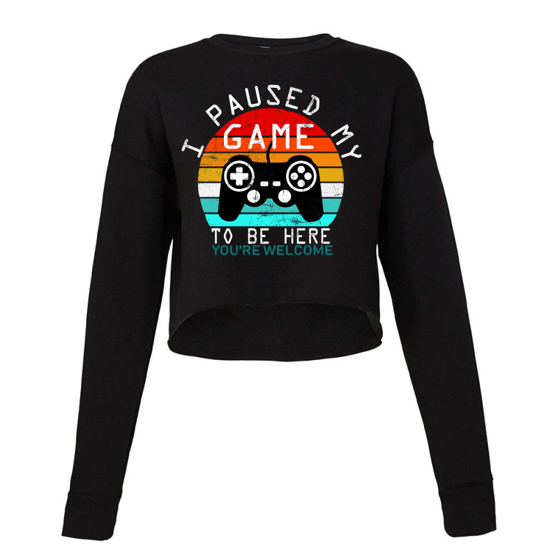 Retro Vintage Demo King Mens My Favorite Cropped Sweater by Tabithas-Artists | Artistshot