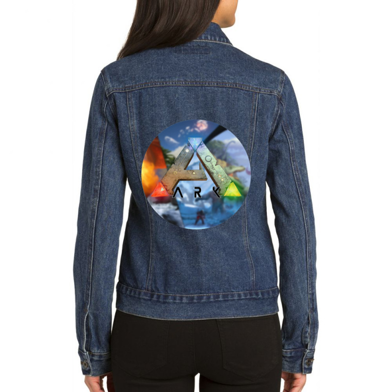 Vintage  Emoticon For Men Women Ladies Denim Jacket by Tabithas-Artists | Artistshot