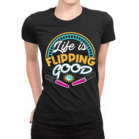 Flipping Good Arcade Game 80s 90s Pinball T Shirt Ladies Fitted T-shirt | Artistshot