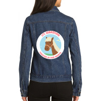 Playing  Wyatt Cones Funny Gift Ladies Denim Jacket | Artistshot