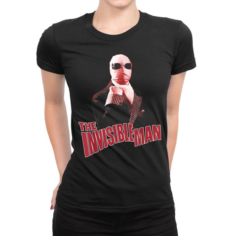 Universal Monsters The Invisible Man Red Hue T Shirt Ladies Fitted T-Shirt by zagelmaglime | Artistshot