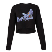 Cartoon Character Aerial God Men Women Cropped Sweater | Artistshot