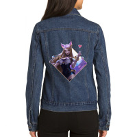 Cartoon Character Kaydop For Mens Womens Ladies Denim Jacket | Artistshot