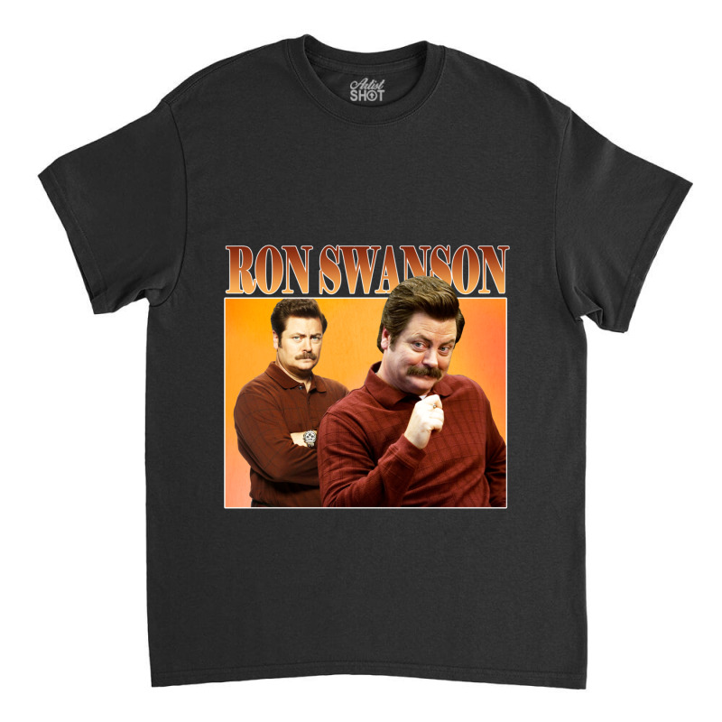 Character Animated Swanson Gifts Men Classic T-shirt by TrystanArtists | Artistshot