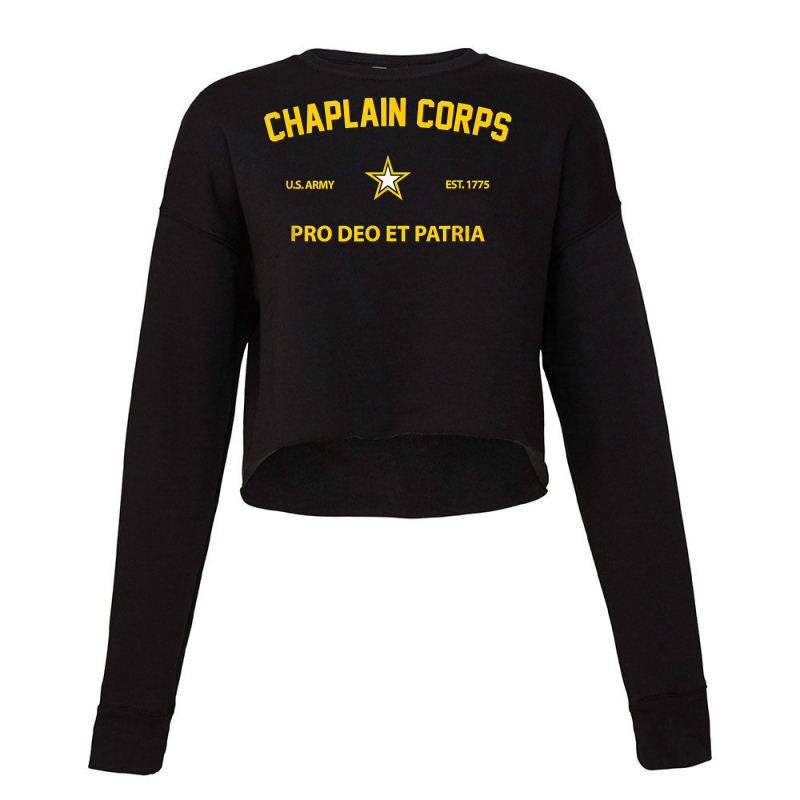 Us Army Chaplain Corps T Shirt Cropped Sweater by zagelmaglime | Artistshot