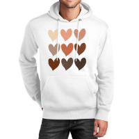 Diversity Hearts, Skin Tone Hearts Unisex Hoodie | Artistshot