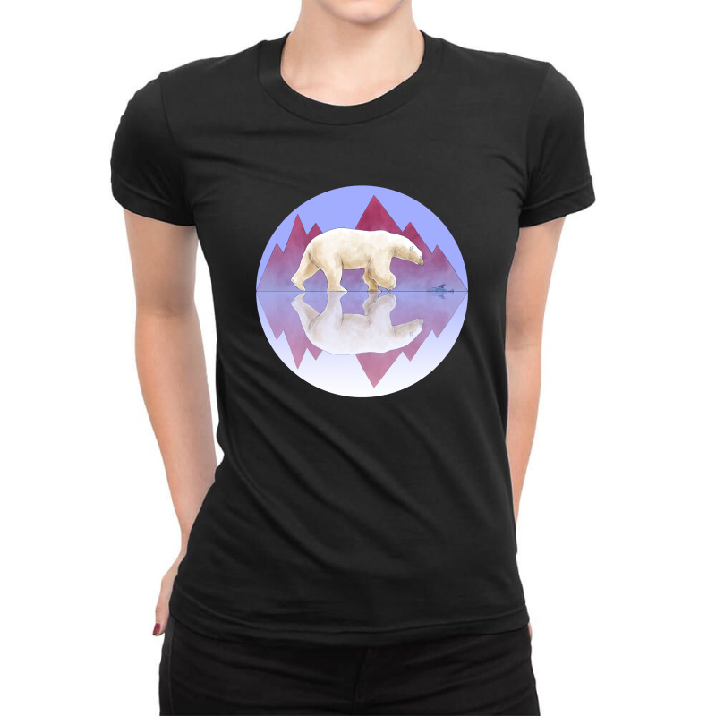 Polar Bear Ladies Fitted T-Shirt by autlu2024 | Artistshot