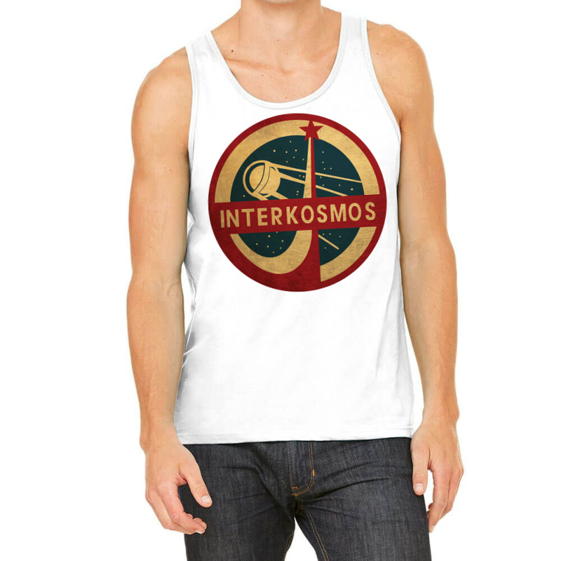 Vintage Interkosmos Space Program Sputnik Satellite Tank Top | Artistshot