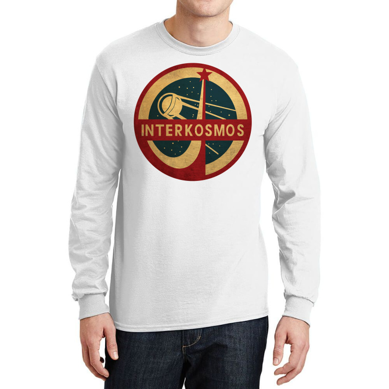 Vintage Interkosmos Space Program Sputnik Satellite Long Sleeve Shirts | Artistshot