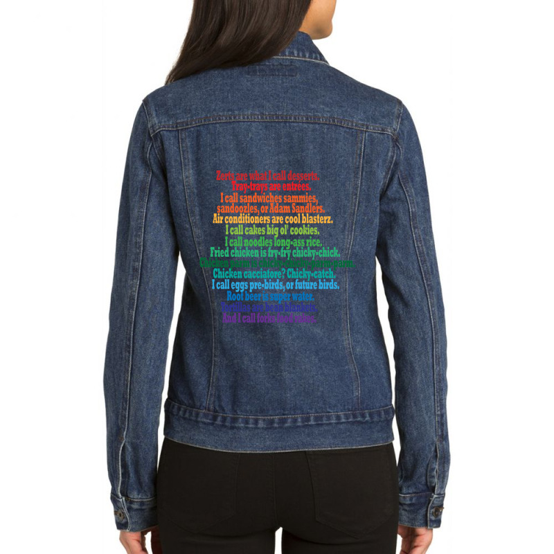 Playing  Tom Haverford For Mens Womens Ladies Denim Jacket by IzabelleArtists | Artistshot