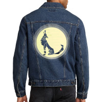 Wolf Full Moon T  Shirt Wolf Full Monn T  Shirt Men Denim Jacket | Artistshot