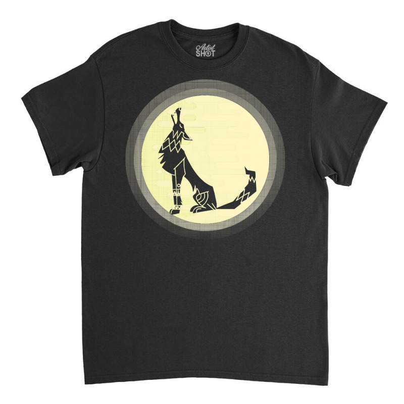 Wolf Full Moon T  Shirt Wolf Full Monn T  Shirt Classic T-shirt by tshirtgreyhound | Artistshot