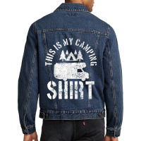 Camping Trailer Camper Van Mobile Home Caravan Motorhome Funny Gifts Men Denim Jacket | Artistshot