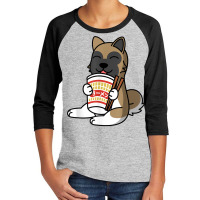 Akita Eating Instant Ramen Noodles Dog T Shirt Youth 3/4 Sleeve | Artistshot