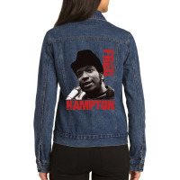 Funny Man Huey Newton Call Me Ladies Denim Jacket | Artistshot