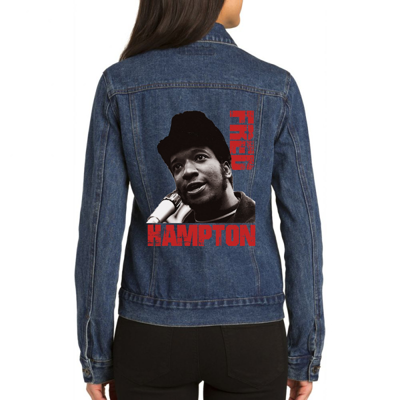 Funny Man Huey Newton Call Me Ladies Denim Jacket by Artist-Heliodoro | Artistshot