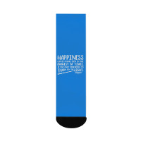 Happiness Can Be Found Even In The Darkest Of Times. Crew Socks | Artistshot