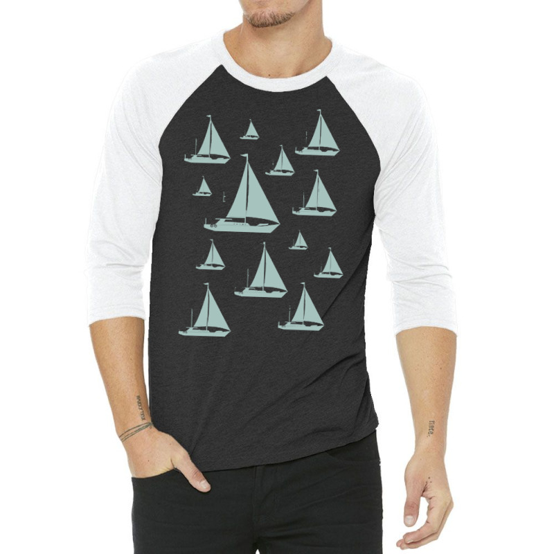 Sailing T  Shirt Sailing Sailboat T  Shirt 3/4 Sleeve Shirt | Artistshot