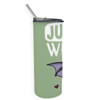 Just A Girl Who Loves Bats Cute Bat Costume Skinny Tumbler | Artistshot