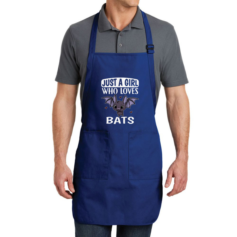 Just A Girl Who Loves Bats Cute Bat Costume Full-length Apron | Artistshot