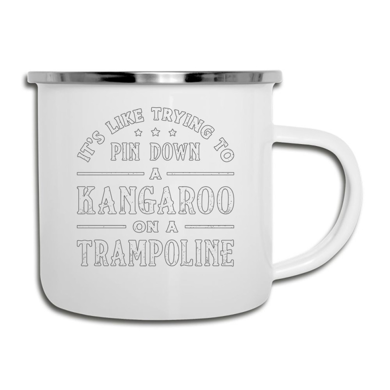 Kangaroo On A Trampoline Gymnast Trampolining Camper Cup | Artistshot