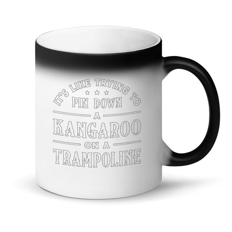 Kangaroo On A Trampoline Gymnast Trampolining Magic Mug | Artistshot