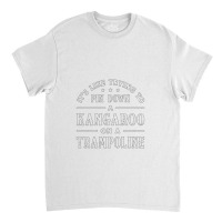 Kangaroo On A Trampoline Gymnast Trampolining Classic T-shirt | Artistshot