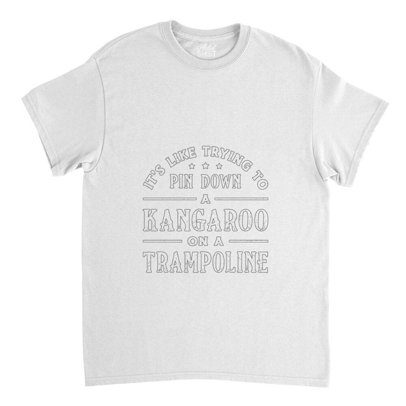 Kangaroo On A Trampoline Gymnast Trampolining Classic T-shirt | Artistshot