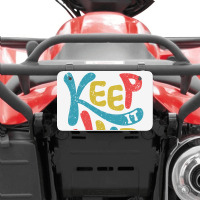 Keep It Wild Kids   Kids Funny Atv License Plate | Artistshot