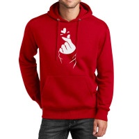 Korean Finger Heart   Love Unisex Hoodie | Artistshot