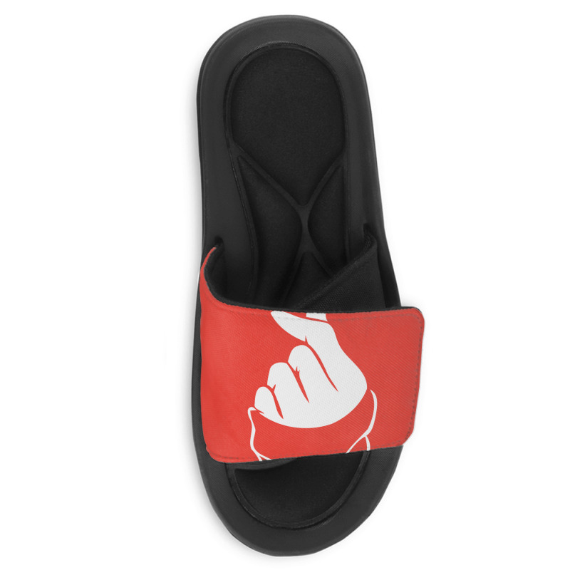 Korean Finger Heart   Love Slide Sandal | Artistshot