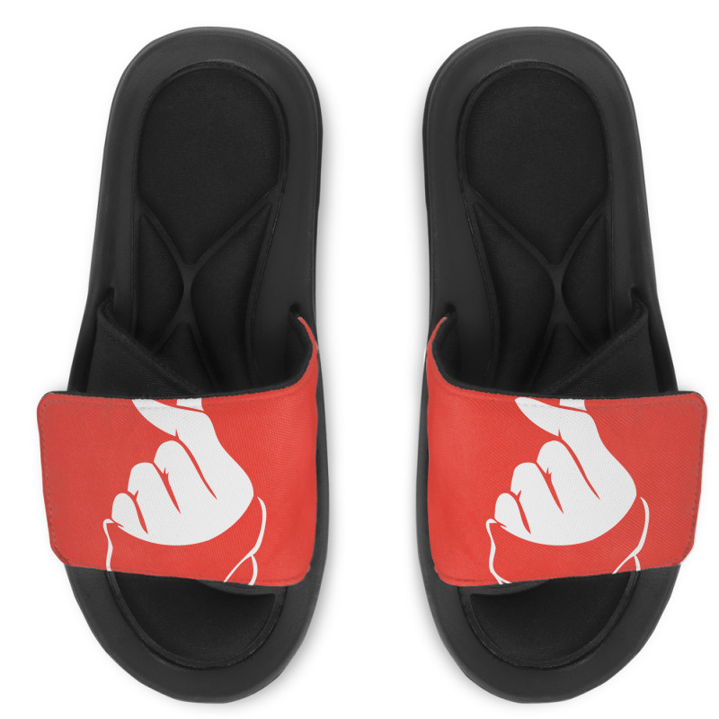 Korean Finger Heart   Love Slide Sandal | Artistshot