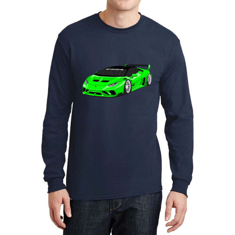 Huracan Lime    Huracan Long Sleeve Shirts | Artistshot