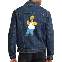 Homer Simpson Men Denim Jacket | Artistshot