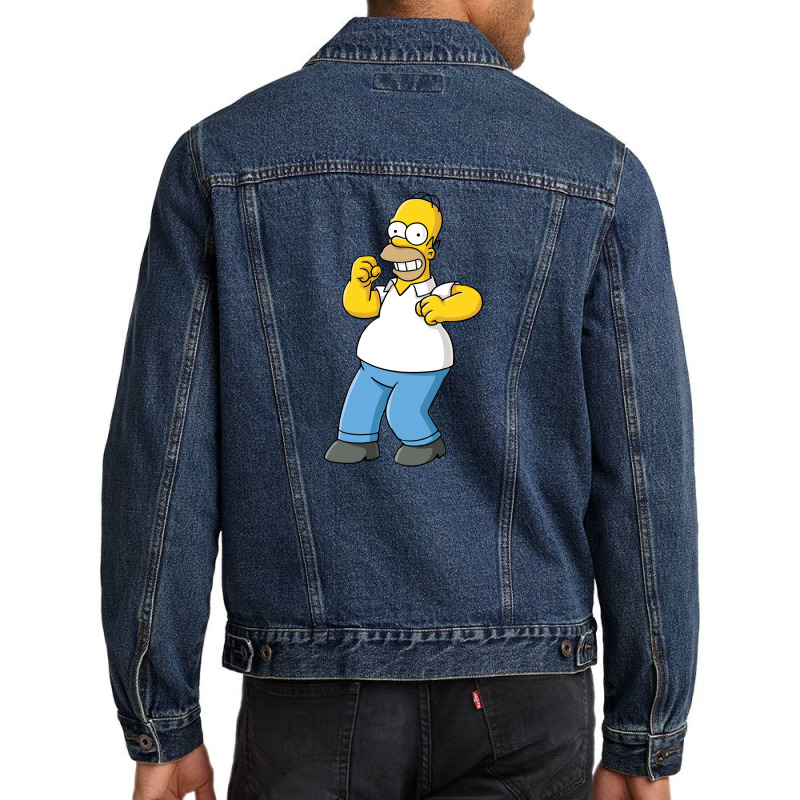 Homer Simpson Men Denim Jacket | Artistshot