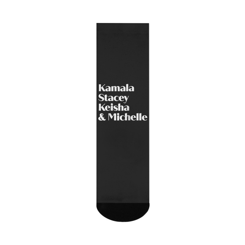 Kamala Stacey Keisha & Michelle Strong Woman Empowerment Raglan Baseba Crew Socks | Artistshot