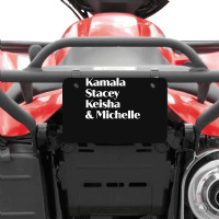 Kamala Stacey Keisha & Michelle Strong Woman Empowerment Raglan Baseba Atv License Plate | Artistshot