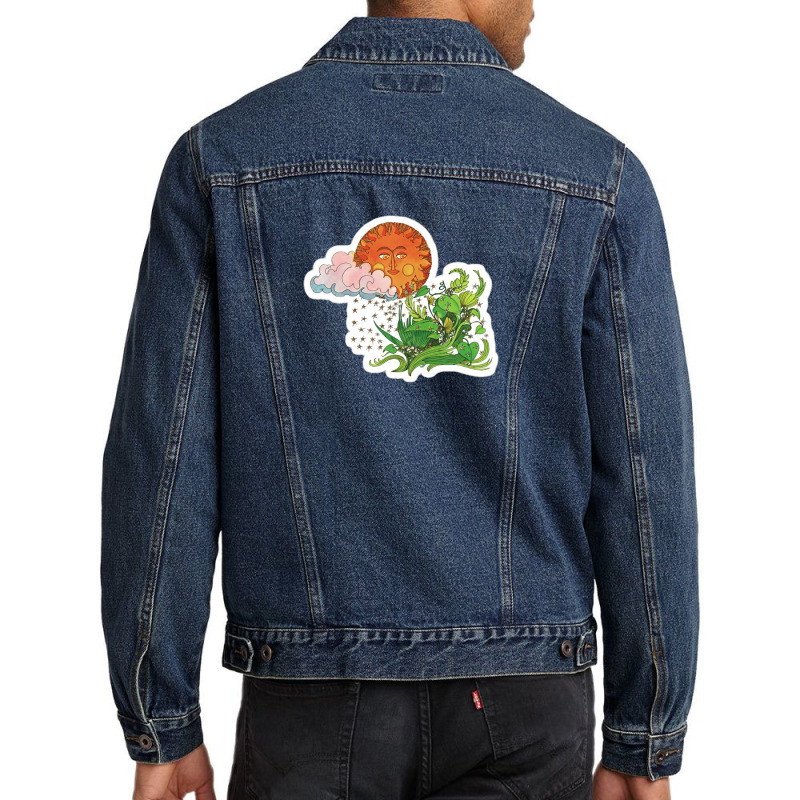 Occult Sticker Set Six Piece Sticker Pack 58476907 Men Denim Jacket | Artistshot