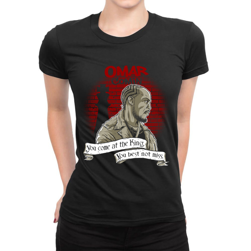 Day Gift Alex Jones Gifts Women Ladies Fitted T-Shirt by ArtistMarilyn | Artistshot