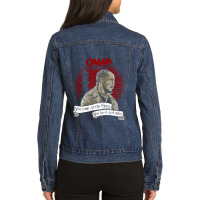 Day Gift Alex Jones Gifts Women Ladies Denim Jacket | Artistshot