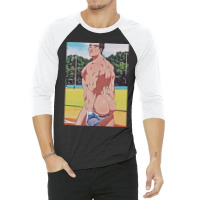 Graphic Picture  Tom Of Finland Funny Gift 3/4 Sleeve Shirt | Artistshot