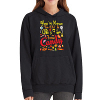 Trick Or Treat Halloween T  Shirt You're Never Too Old To Beg For Free Vintage Hoodie | Artistshot