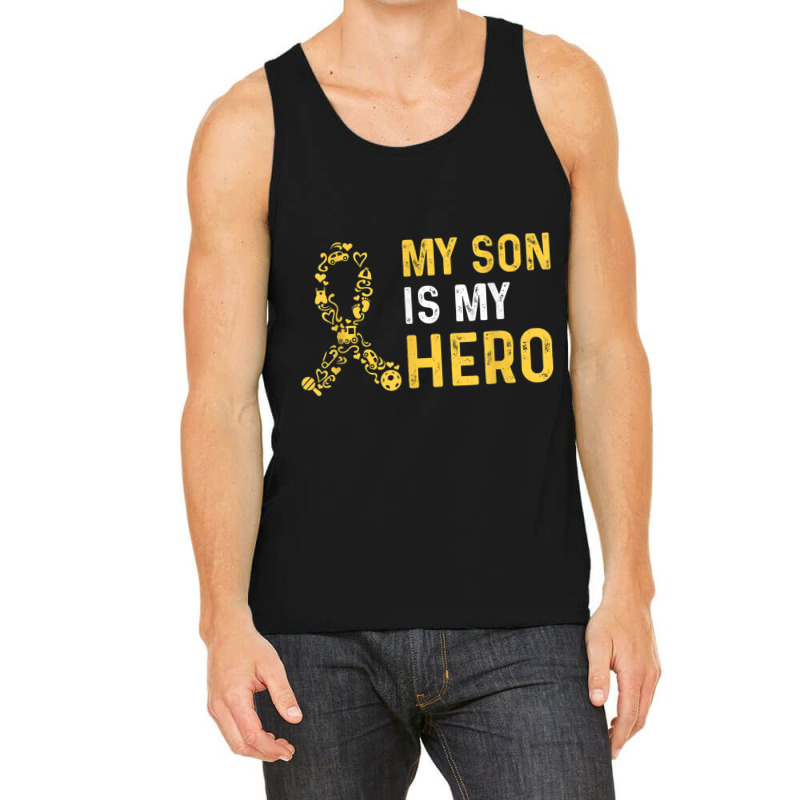 Childhood Cancer Awareness Quote For A Mom Of A Warrior Tank Top | Artistshot