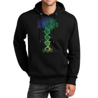 Dna Tree T  Shirt D N A Tree Of Life Genetics Colorful Biology Science Unisex Hoodie | Artistshot